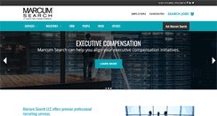 Desktop Screenshot of marcumsearch.com