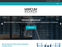 Tablet Screenshot of marcumsearch.com